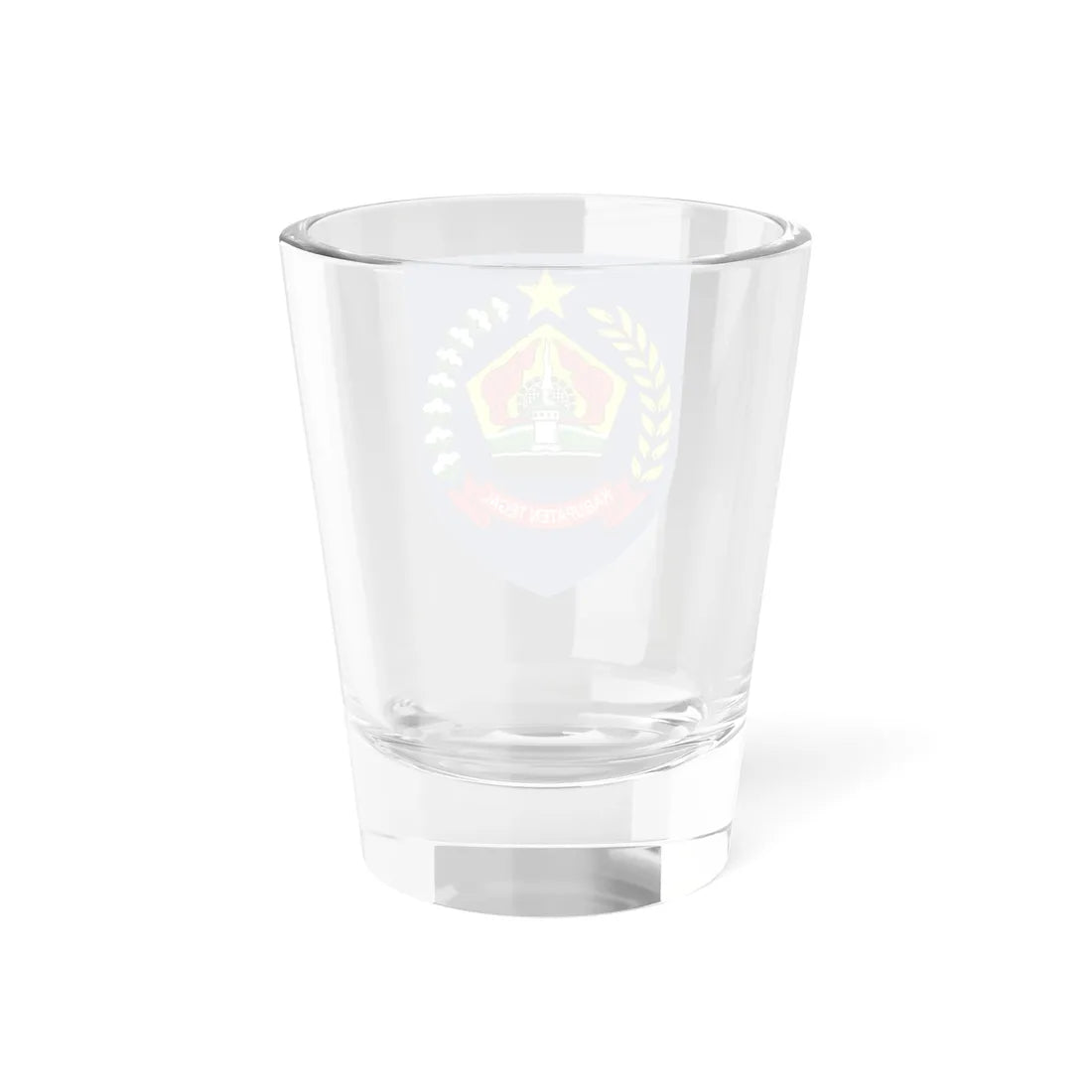 Shield of Tegal Regency (Indonesia) (Coat of Arms) Shot Glass 1.5oz - Go Mug Yourself
