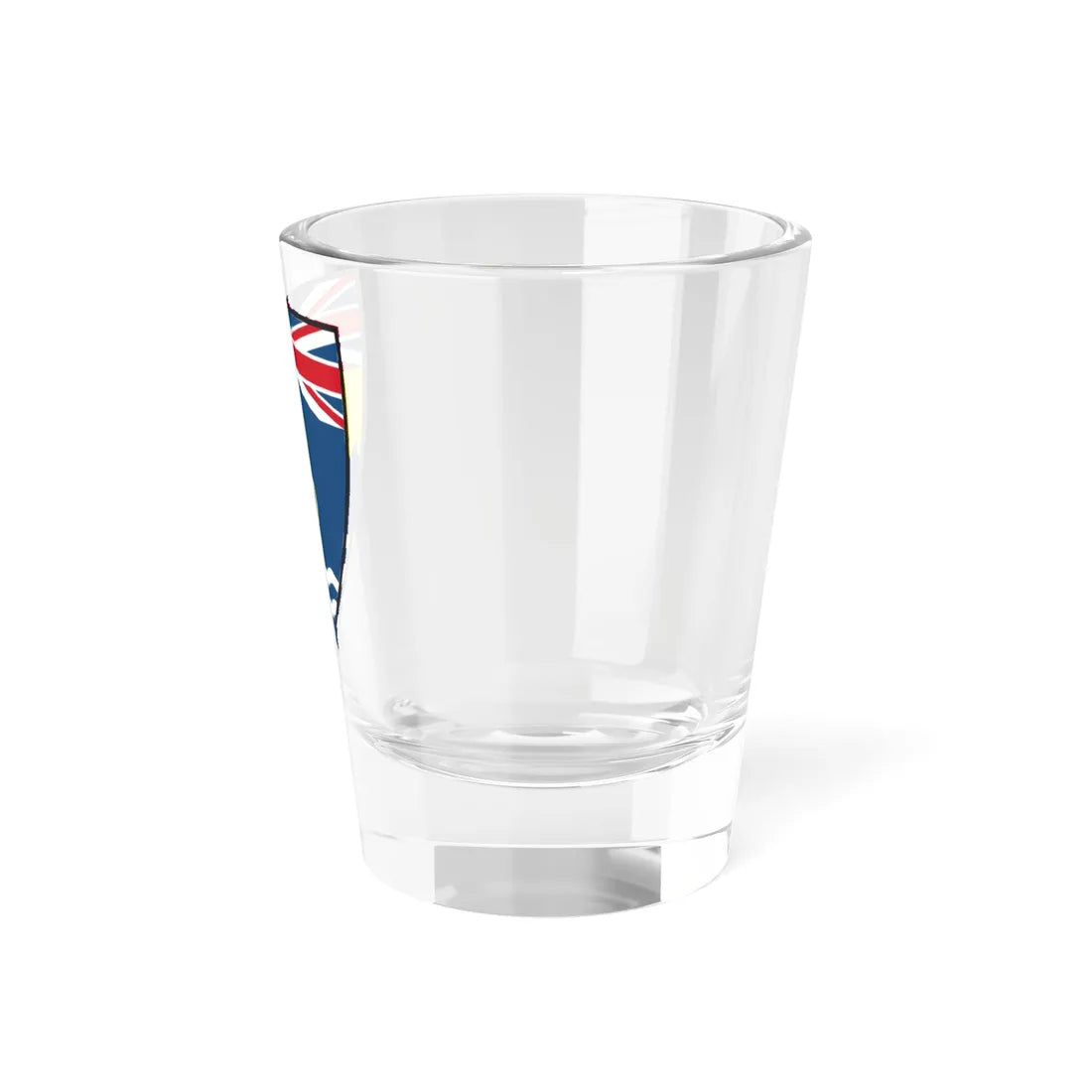 Shield of the British Indian Ocean Territory (United Kingdom) (Coat of Arms) Shot Glass 1.5oz - Go Mug Yourself