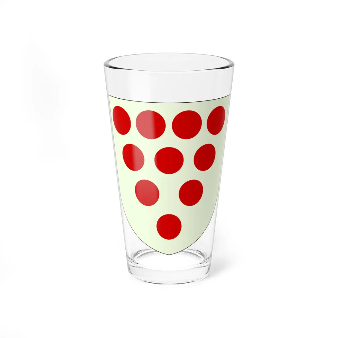 Shield of the Diocese of Worcester (England) (Coat of Arms) Pint Glass 16oz 16oz - Go Mug Yourself