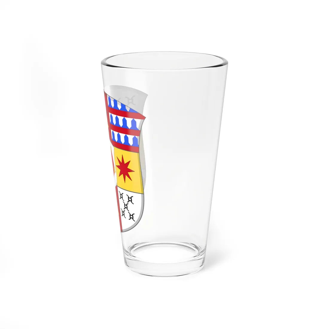 Shield of the Principality of Lippe (Germany) (Coat of Arms) Pint Glass 16oz - Go Mug Yourself
