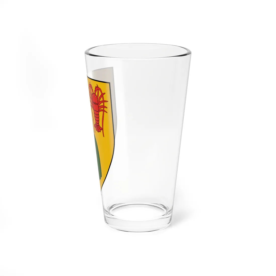 Shield of the Turks and Caicos Islands (United Kingdom) (Coat of Arms) Pint Glass 16oz - Go Mug Yourself