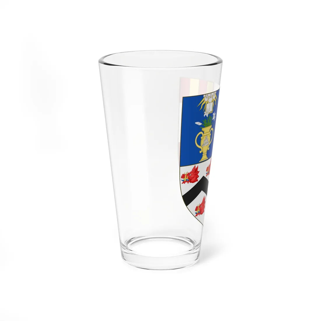 Shield of the University of Aberdeen (Scotland) (Coat of Arms) Pint Glass 16oz - Go Mug Yourself