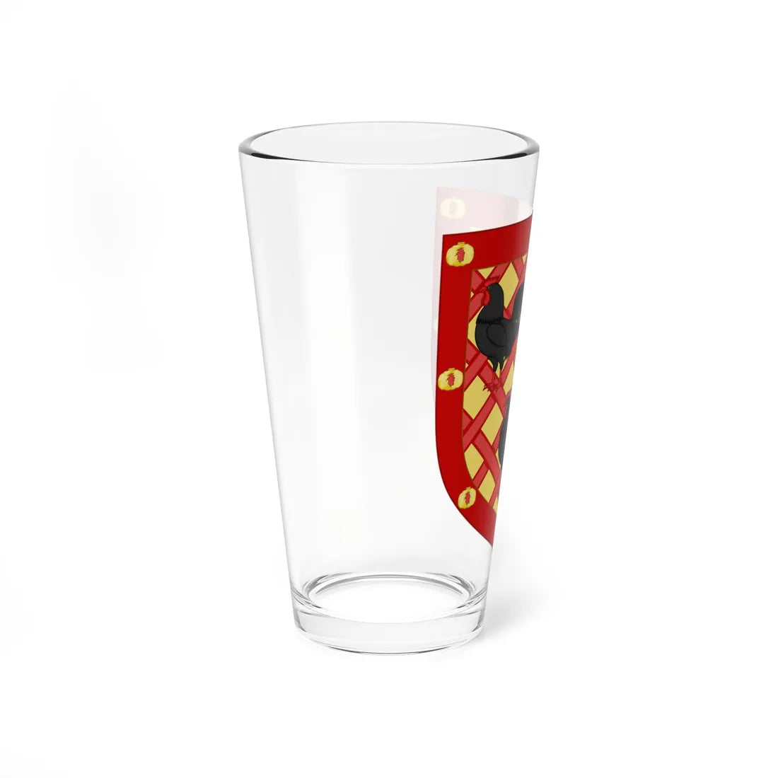 Shield of the University of Bolton (United Kingdom) (Coat of Arms) Pint Glass 16oz - Go Mug Yourself