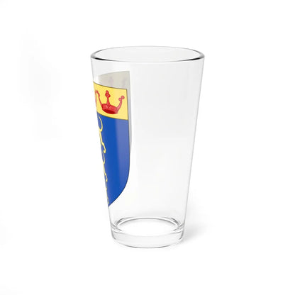 Shield of the University of Bournemouth (United Kingdom) (Coat of Arms) Pint Glass 16oz - Go Mug Yourself