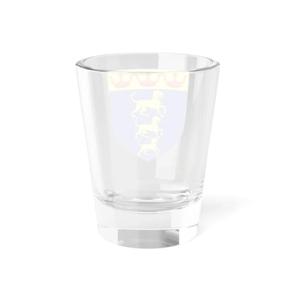 Shield of the University of Bournemouth (United Kingdom) (Coat of Arms) Shot Glass 1.5oz - Go Mug Yourself