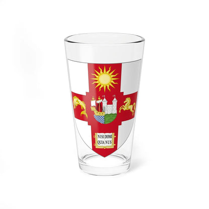 Shield of the University of Bristol (United Kingdom) (Coat of Arms) Pint Glass 16oz 16oz - Go Mug Yourself
