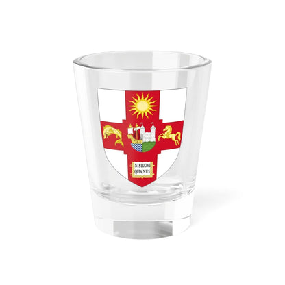 Shield of the University of Bristol (United Kingdom) (Coat of Arms) Shot Glass 1.5oz 1.5oz - Go Mug Yourself