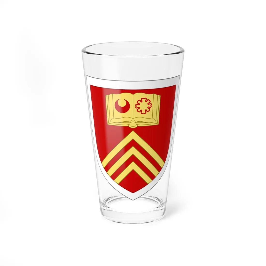 Shield of the University of Cardiff (United Kingdom) (Coat of Arms) Pint Glass 16oz 16oz - Go Mug Yourself