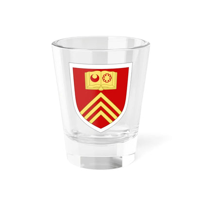 Shield of the University of Cardiff (United Kingdom) (Coat of Arms) Shot Glass 1.5oz 1.5oz - Go Mug Yourself