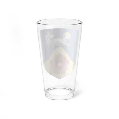 Shield of the University of Central Lancashire (United Kingdom) (Coat of Arms) Pint Glass 16oz - Go Mug Yourself