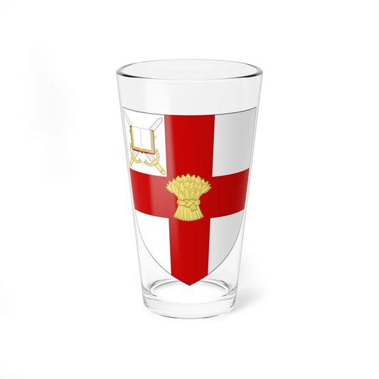Shield of the University of Chester (United Kingdom) (Coat of Arms) Pint Glass 16oz 16oz - Go Mug Yourself