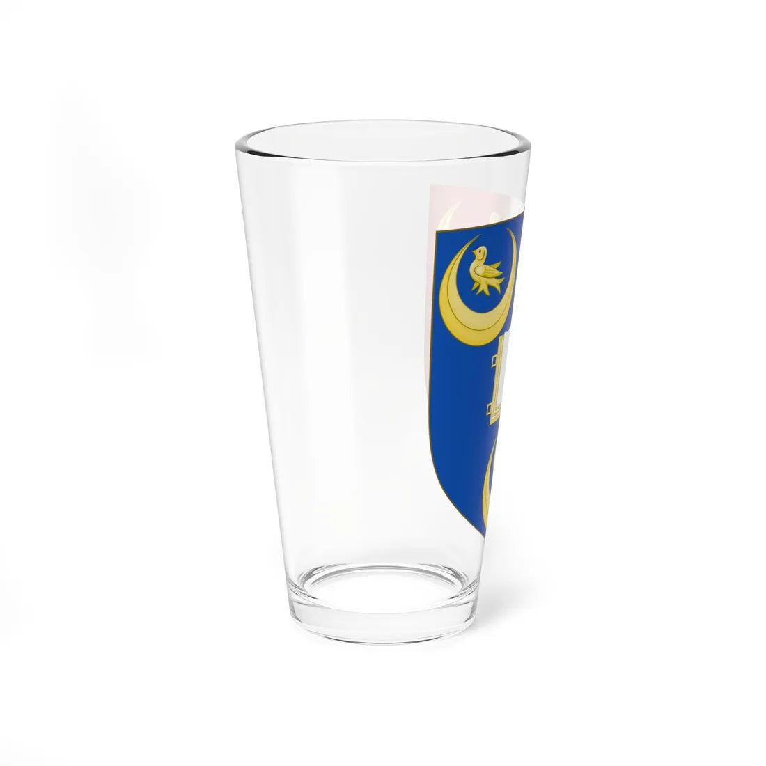 Shield of the University of Chichester (United Kingdom) (Coat of Arms) Pint Glass 16oz - Go Mug Yourself