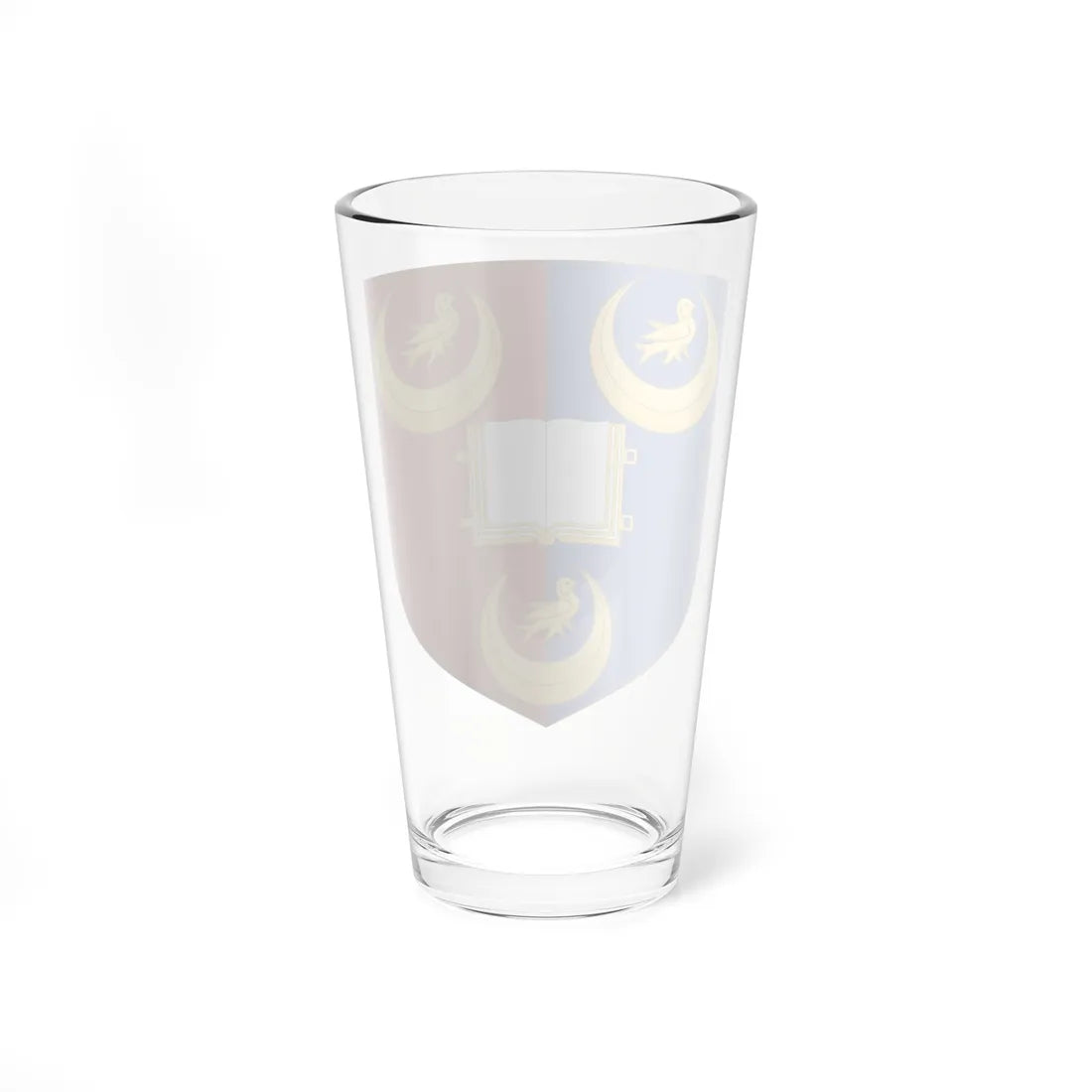 Shield of the University of Chichester (United Kingdom) (Coat of Arms) Pint Glass 16oz - Go Mug Yourself