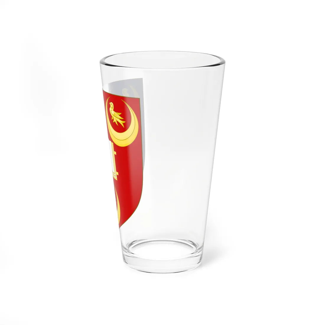 Shield of the University of Chichester (United Kingdom) (Coat of Arms) Pint Glass 16oz - Go Mug Yourself