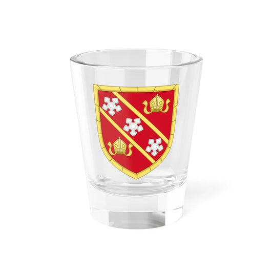 Shield of the University of Cumbria (United Kingdom) (Coat of Arms) Shot Glass 1.5oz 1.5oz - Go Mug Yourself