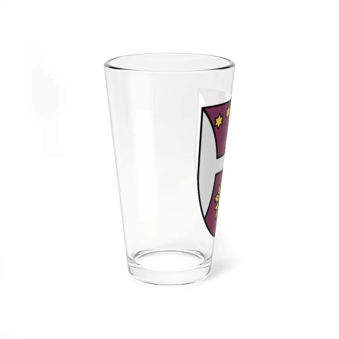 Shield of the University of Hertfordshire (United Kingdom) (Coat of Arms) Pint Glass 16oz - Go Mug Yourself