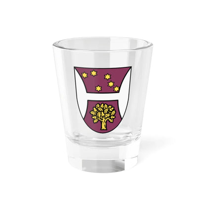 Shield of the University of Hertfordshire (United Kingdom) (Coat of Arms) Shot Glass 1.5oz 1.5oz - Go Mug Yourself