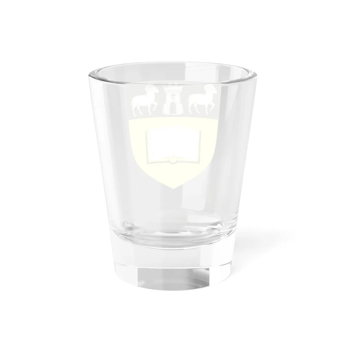Shield of the University of Huddersfield (United Kingdom) (Coat of Arms) Shot Glass 1.5oz - Go Mug Yourself