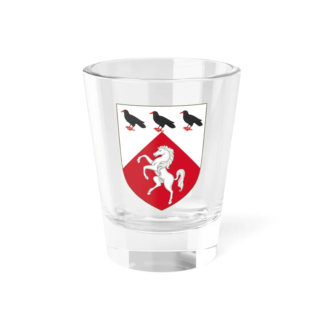 Shield of the University of Kent (United Kingdom) (Coat of Arms) Shot Glass 1.5oz 1.5oz - Go Mug Yourself