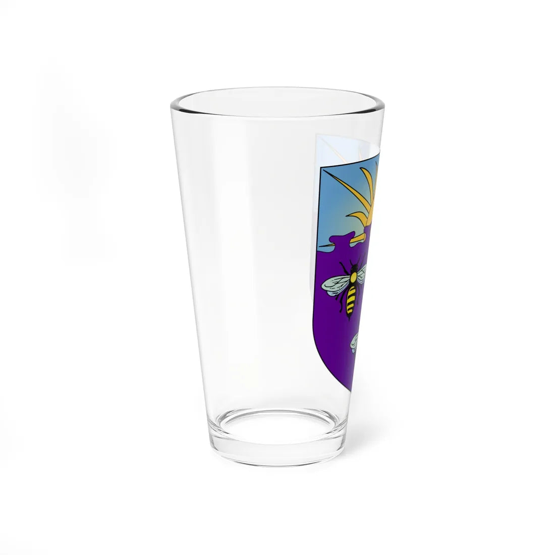 Shield of the University of Manchester (United Kingdom) (Coat of Arms) Pint Glass 16oz - Go Mug Yourself