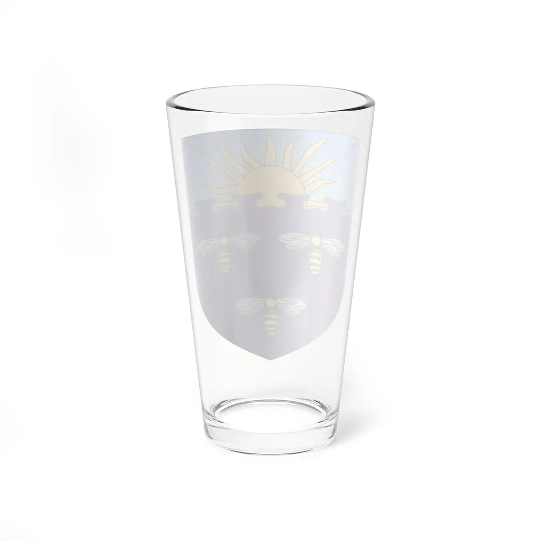 Shield of the University of Manchester (United Kingdom) (Coat of Arms) Pint Glass 16oz - Go Mug Yourself