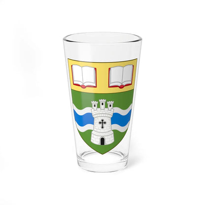 Shield of the University of Northampton (United Kingdom) (Coat of Arms) Pint Glass 16oz 16oz - Go Mug Yourself