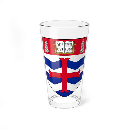 Shield of the University of Nottingham (United Kingdom) (Coat of Arms) Pint Glass 16oz 16oz - Go Mug Yourself