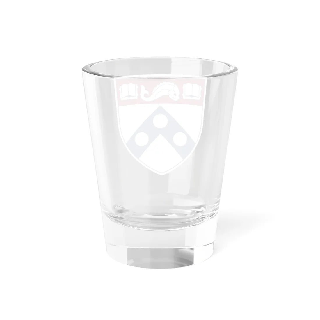 Shield of the University of Pennsylvania (United States) (Coat of Arms) Shot Glass 1.5oz - Go Mug Yourself