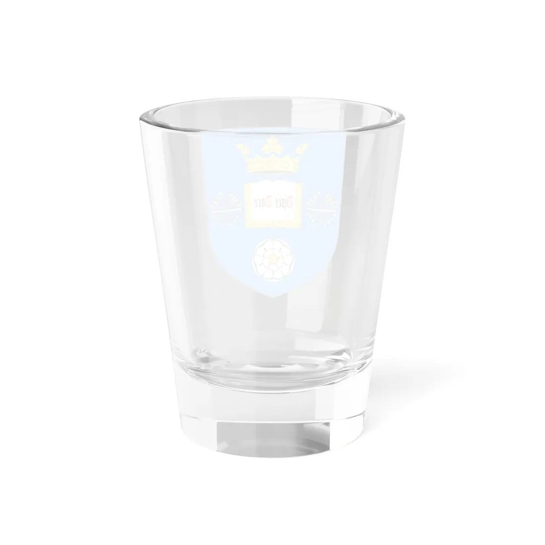 Shield of the University of Sheffield (United Kingdom) (Coat of Arms) Shot Glass 1.5oz - Go Mug Yourself