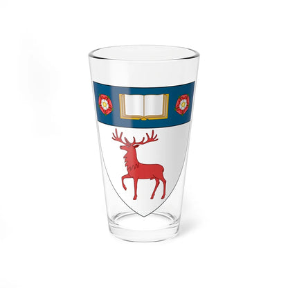 Shield of the University of Southampton (United Kingdom) (Coat of Arms) Pint Glass 16oz 16oz - Go Mug Yourself