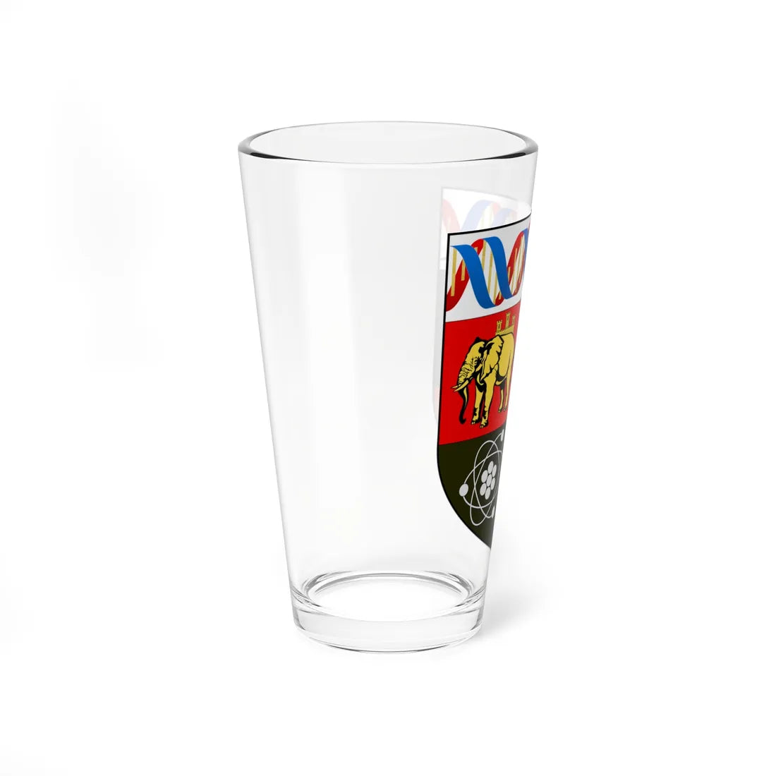 Shield of the University of Warwick (United Kingdom) (Coat of Arms) Pint Glass 16oz - Go Mug Yourself
