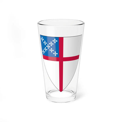 Shield of the US Episcopal Church (United States) (Coat of Arms) Pint Glass 16oz 16oz - Go Mug Yourself