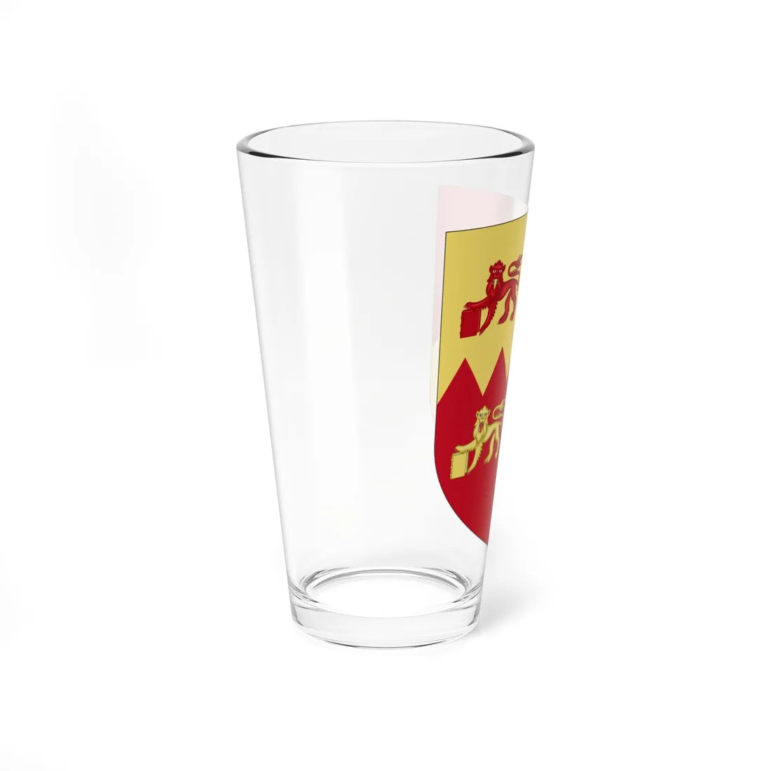 Shield of Wrexham Glyndŵr University (United Kingdom) (Coat of Arms) Pint Glass 16oz - Go Mug Yourself