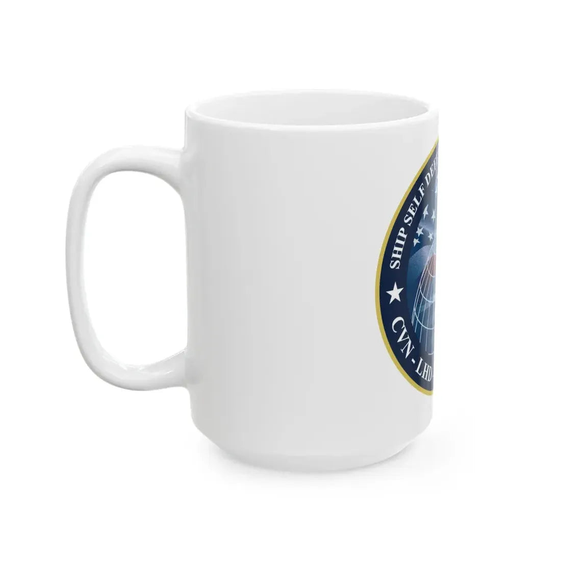 Ship Self Defense Combat System (U.S. Navy) White Coffee Mug - Go Mug Yourself