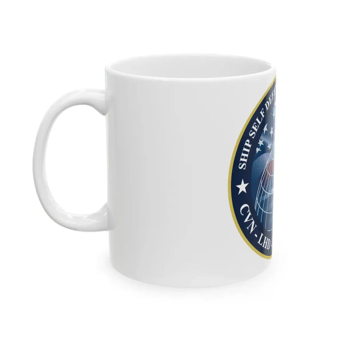 Ship Self Defense Combat System (U.S. Navy) White Coffee Mug - Go Mug Yourself