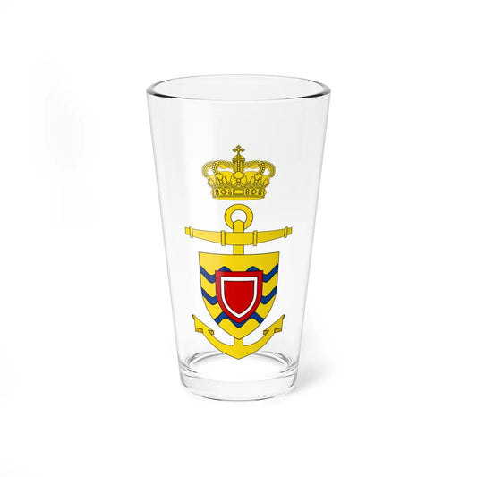 Ships badge for Beskytteren F340 (Denmark) (Coat of Arms) Pint Glass 16oz 16oz - Go Mug Yourself