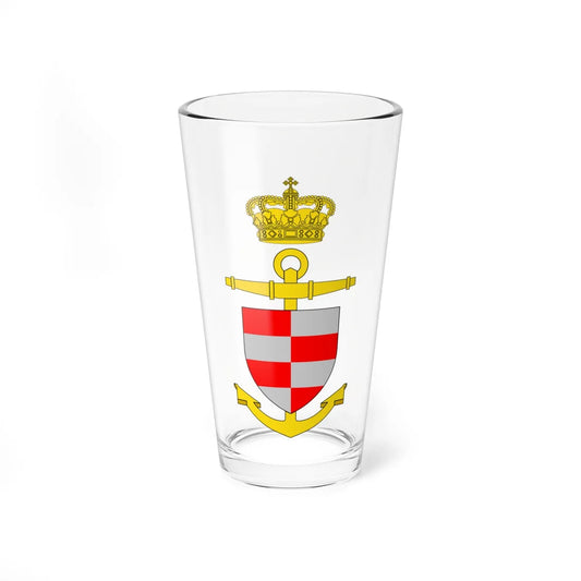 Ships badge for Bille P540 (Denmark) (Coat of Arms) Pint Glass 16oz 16oz - Go Mug Yourself