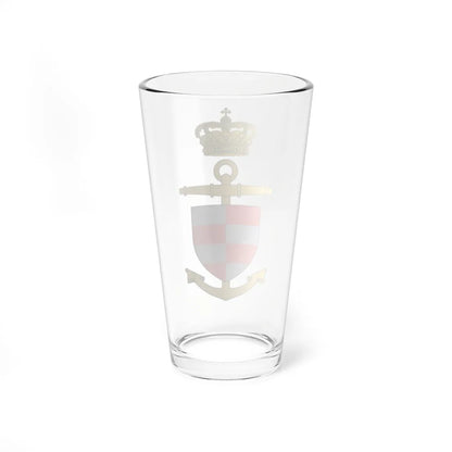Ships badge for Bille P540 (Denmark) (Coat of Arms) Pint Glass 16oz - Go Mug Yourself