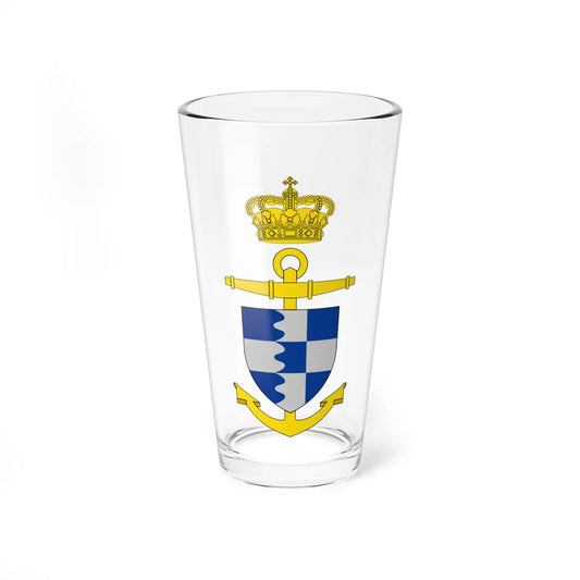 Ships badge for Bredal P541 (Denmark) (Coat of Arms) Pint Glass 16oz 16oz - Go Mug Yourself