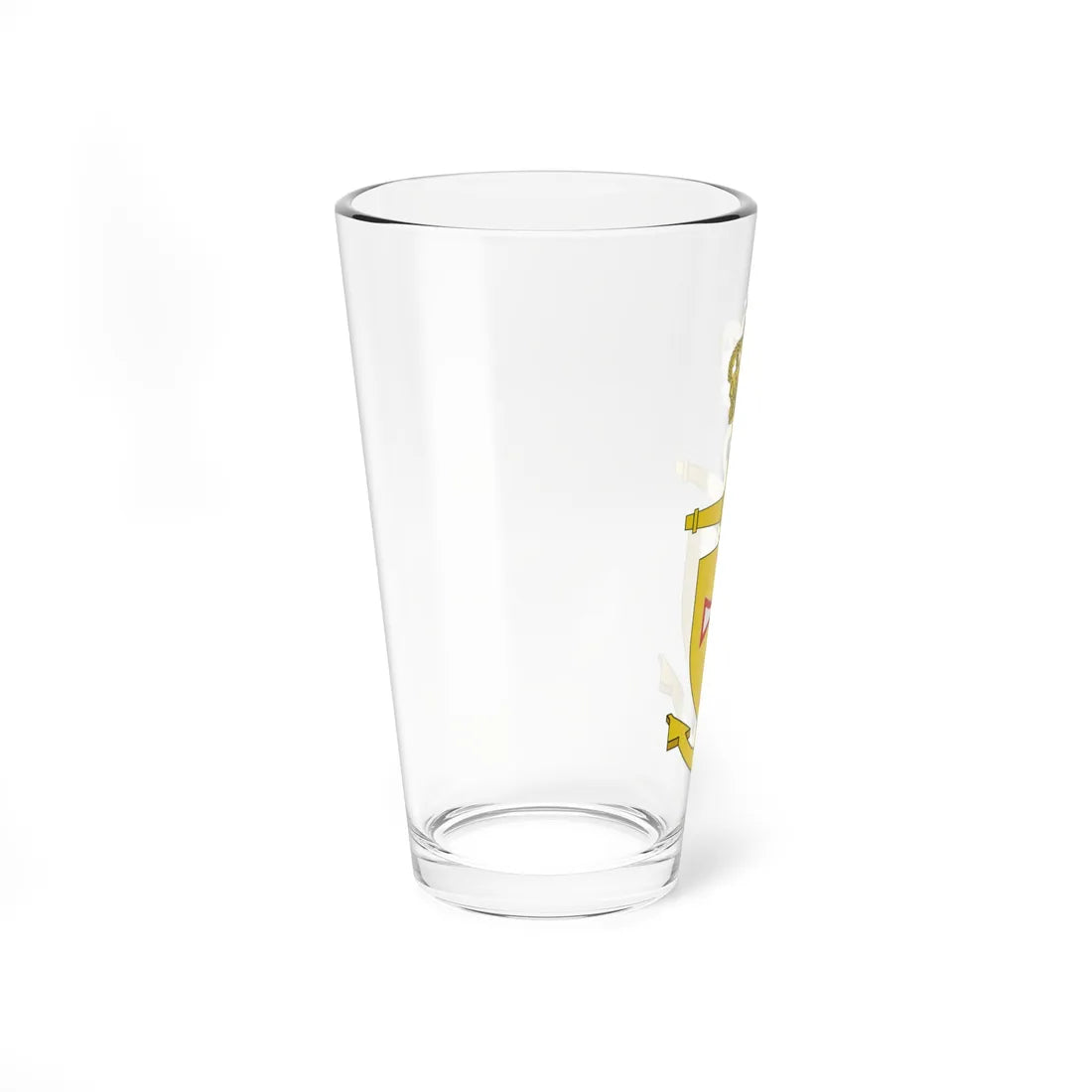 Ships badge for Dannebrog A540 (Denmark) (Coat of Arms) Pint Glass 16oz - Go Mug Yourself