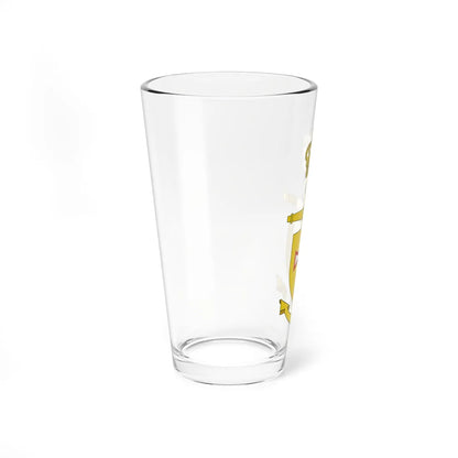 Ships badge for Dannebrog A540 (Denmark) (Coat of Arms) Pint Glass 16oz - Go Mug Yourself
