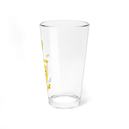 Ships badge for Dannebrog A540 (Denmark) (Coat of Arms) Pint Glass 16oz - Go Mug Yourself