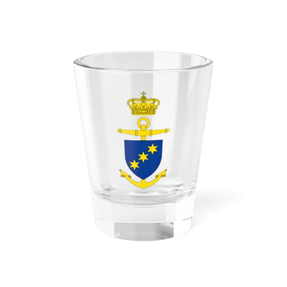 Ships badge for Freja P521 (Denmark) (Coat of Arms) Shot Glass 1.5oz 1.5oz - Go Mug Yourself
