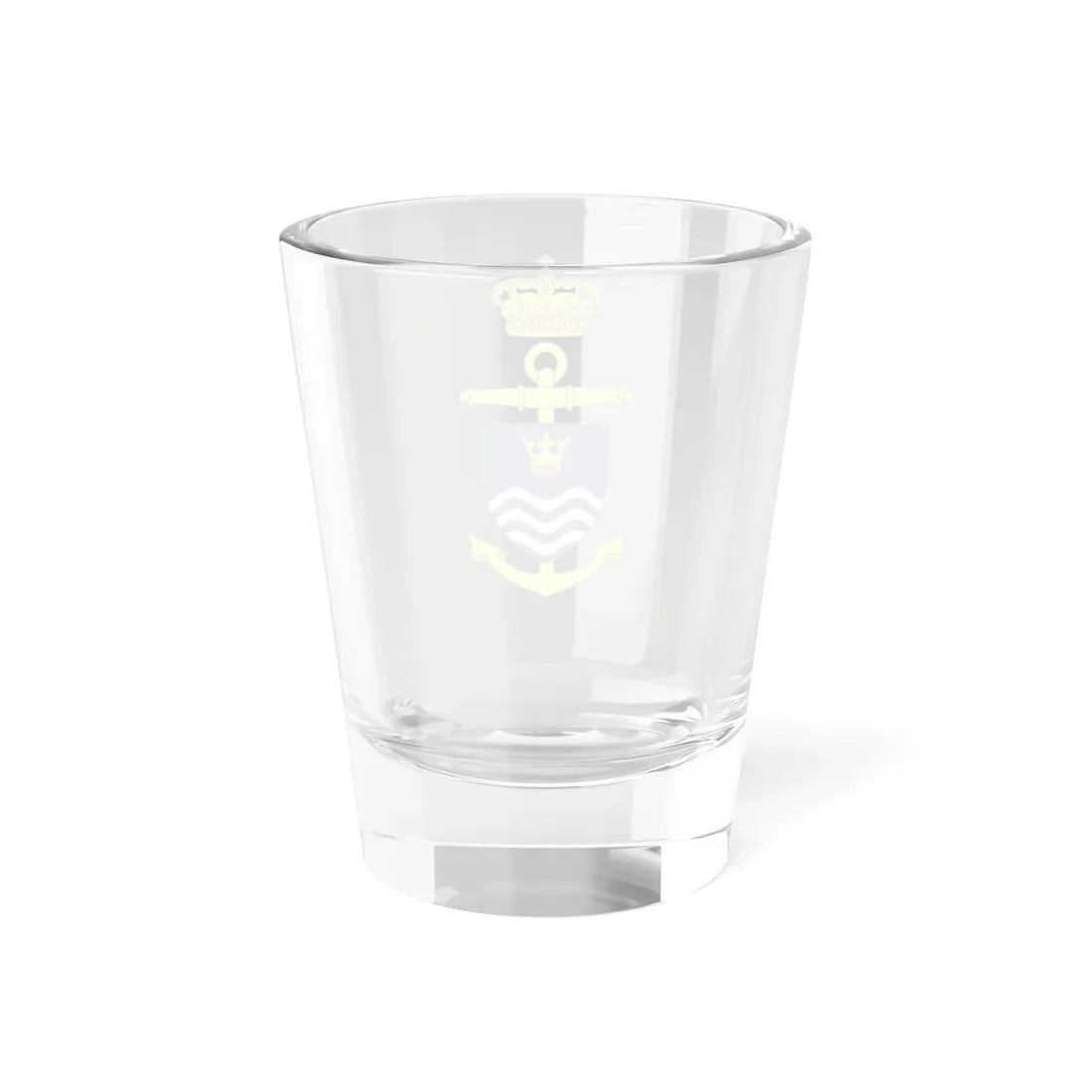 Ships badge for Ægir A560 (Denmark) (Coat of Arms) Shot Glass 1.5oz - Go Mug Yourself