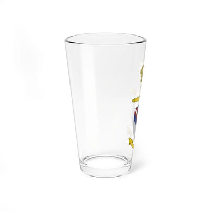 Ships badge for Holger Danske F338 (Denmark) (Coat of Arms) Pint Glass 16oz - Go Mug Yourself