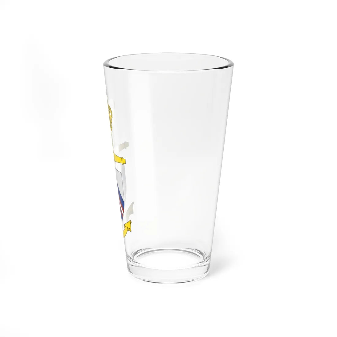 Ships badge for Holger Danske F338 (Denmark) (Coat of Arms) Pint Glass 16oz - Go Mug Yourself