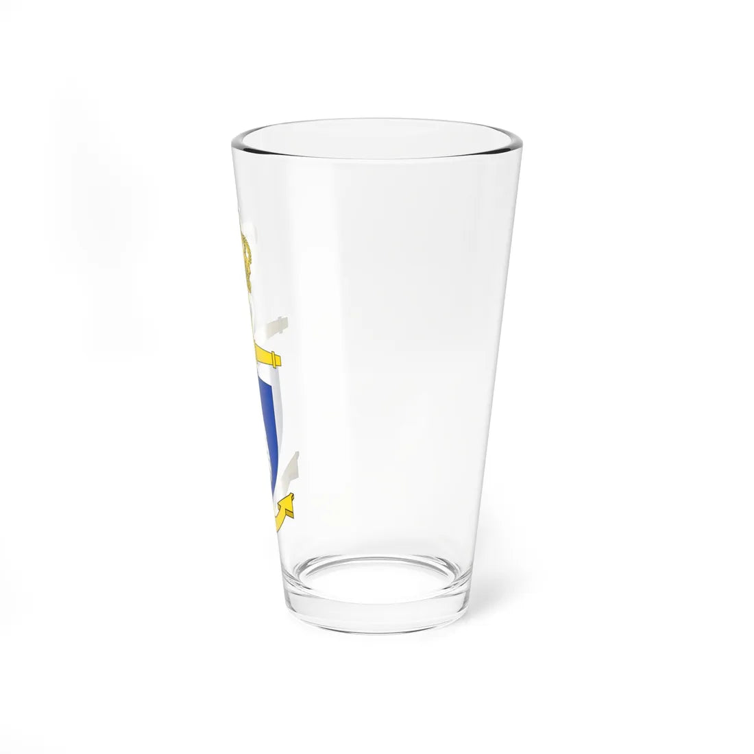 Ships badge for Hvidbjørnen F360 (Denmark) (Coat of Arms) Pint Glass 16oz - Go Mug Yourself