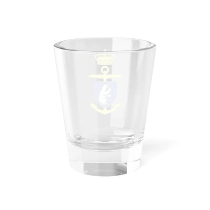 Ships badge for Hvidbjørnen F360 (Denmark) (Coat of Arms) Shot Glass 1.5oz - Go Mug Yourself