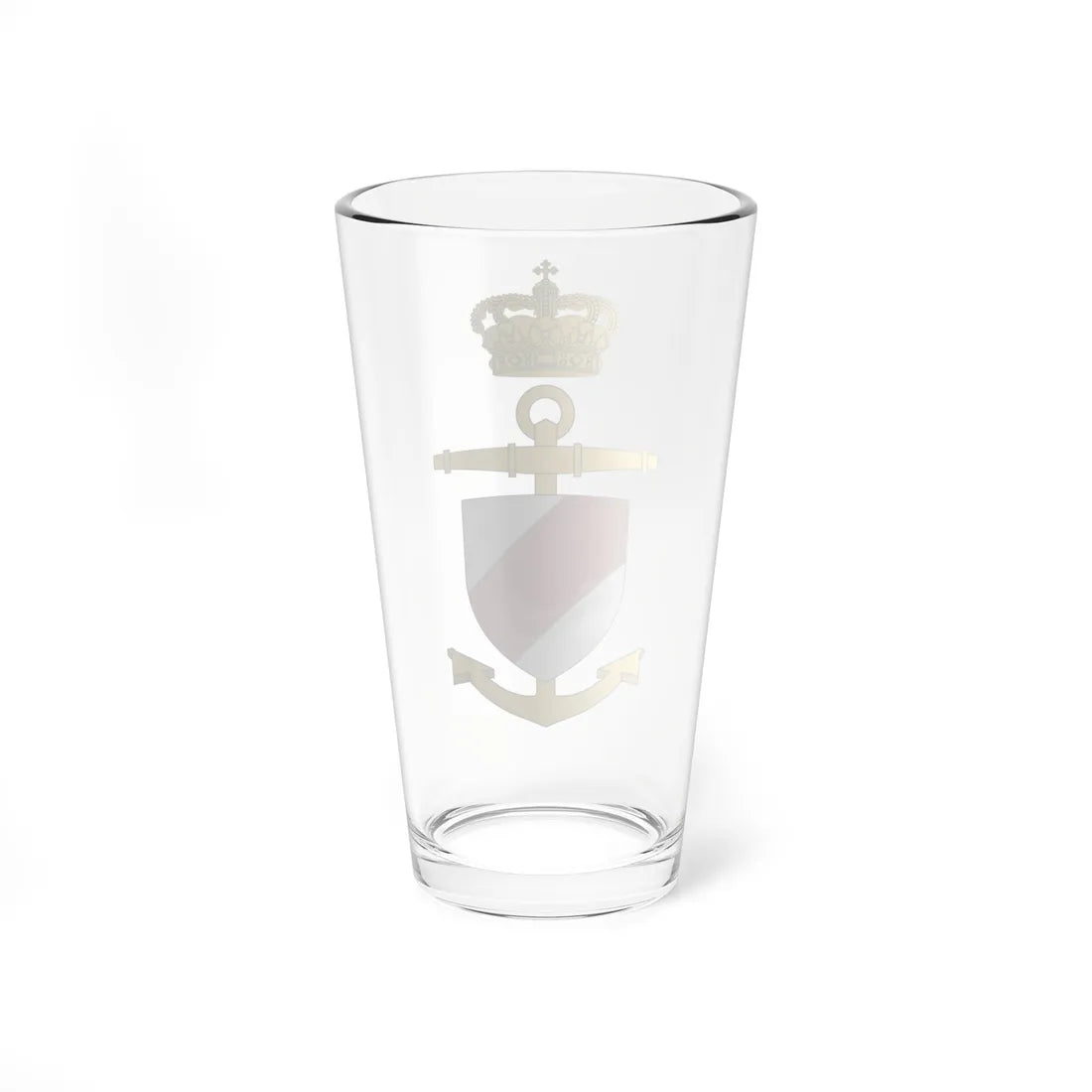 Ships badge for Iver Huitfeldt F361 (Denmark) (Coat of Arms) Pint Glass 16oz - Go Mug Yourself