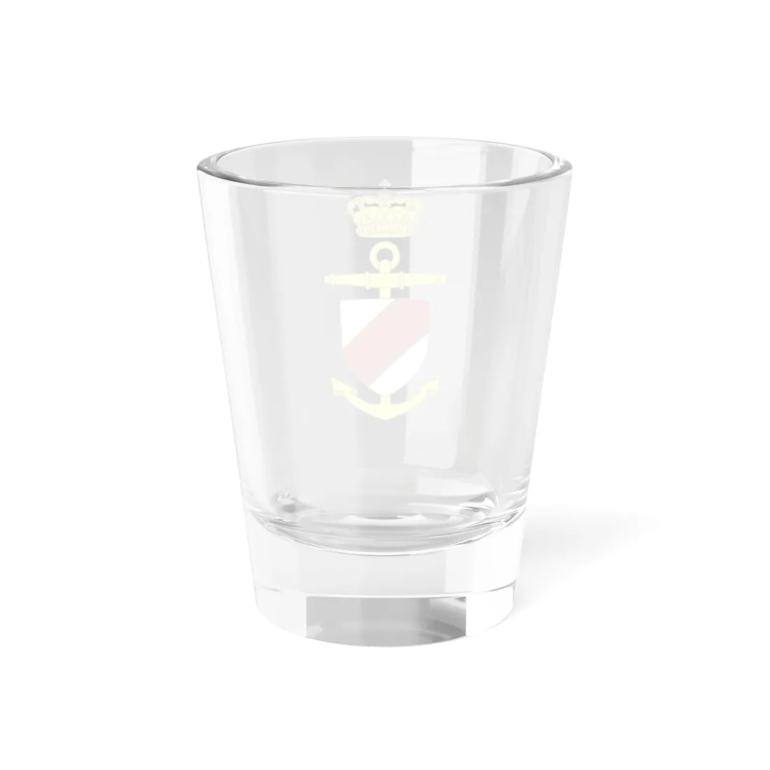 Ships badge for Iver Huitfeldt F361 (Denmark) (Coat of Arms) Shot Glass 1.5oz - Go Mug Yourself